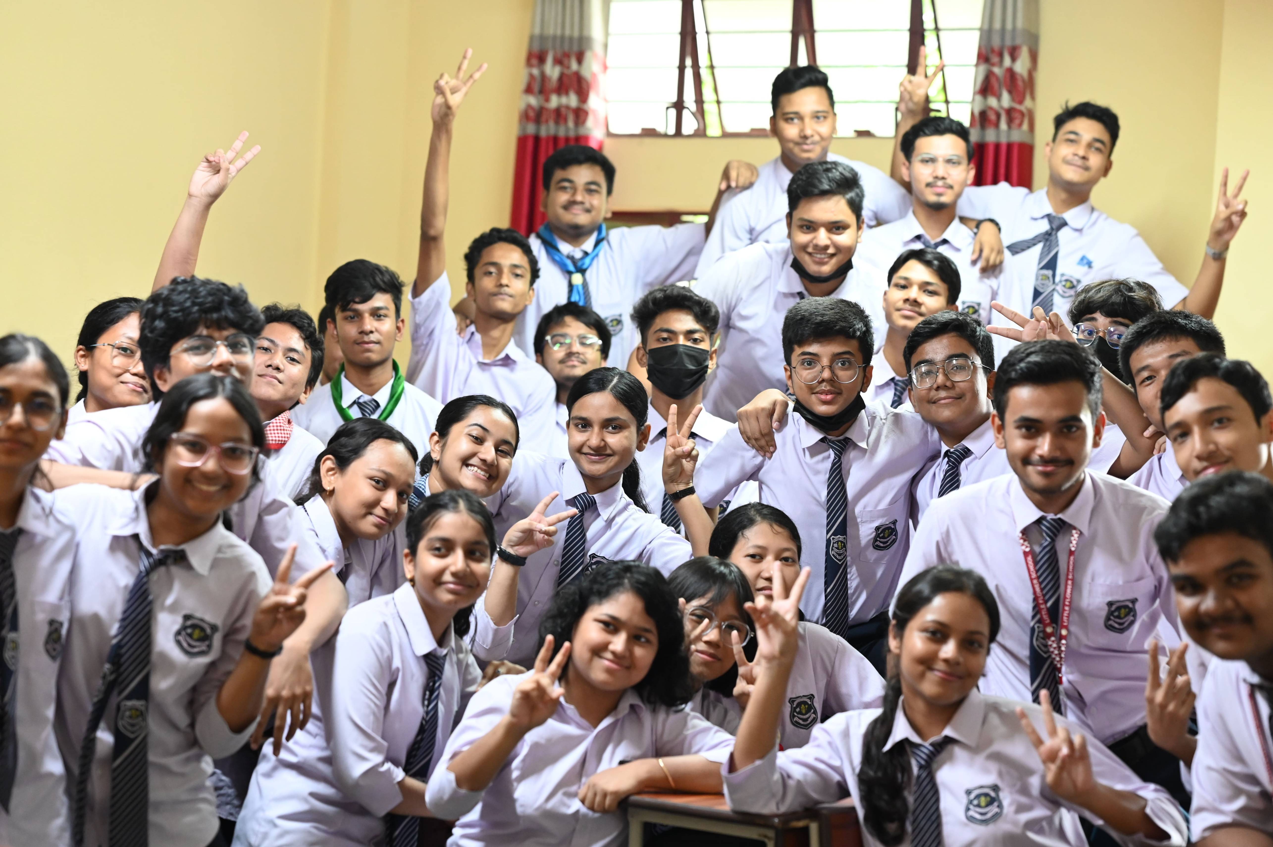 Students celebrating